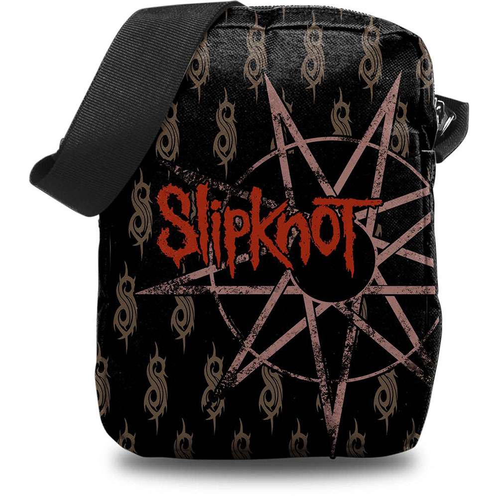 Rocksax Slipknot - Psychosocial Sac bandoulière - Noir